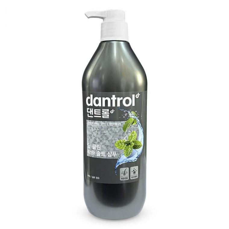댄트롤 딥클린 박하 솔트 비듬 피지 샴푸 린스 겸용 820ml