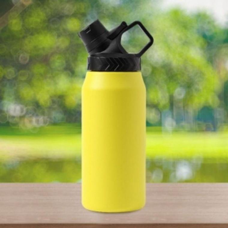 위드미이중스텐보온병(750ml)(옐로우)소풍보냉병