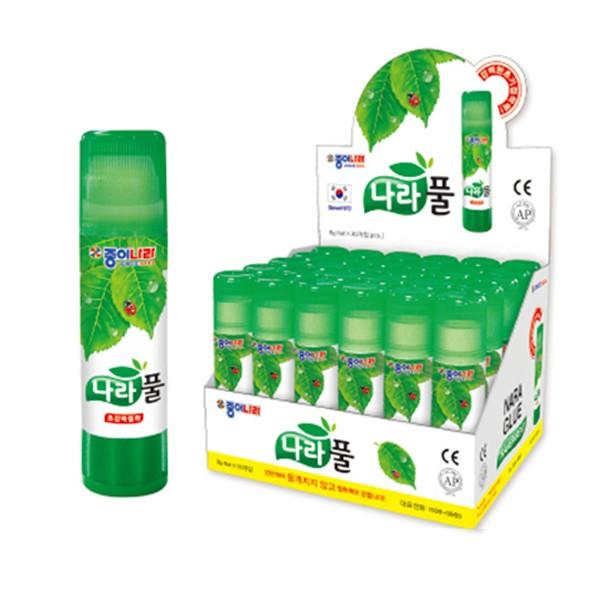 종이나라 뭉개지지 않는 나라풀 고체풀 8g (30개입)