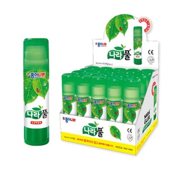 종이나라 뭉개지지 않는 나라풀 고체풀 15g (20개입)