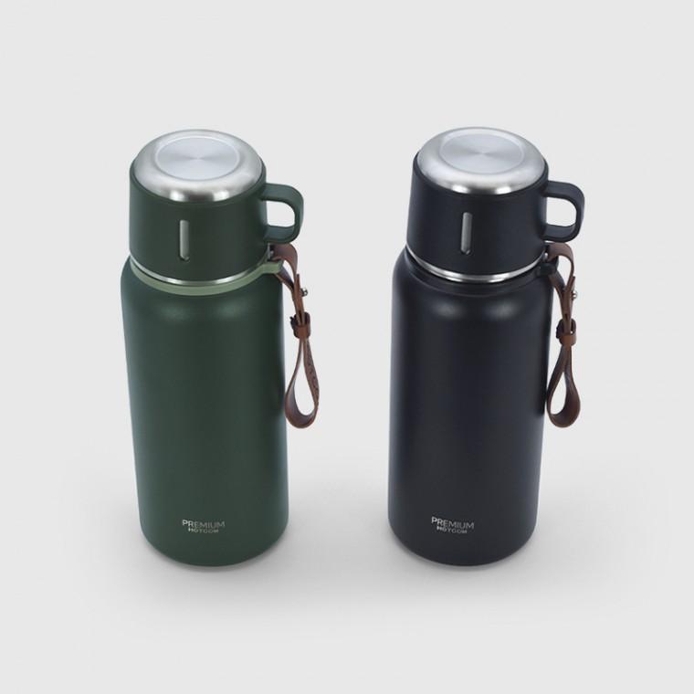 핫콤 원터치 보온병 스텐 보냉 텀블러 물컵 스텐컵 물병 물통 700ml (2color)