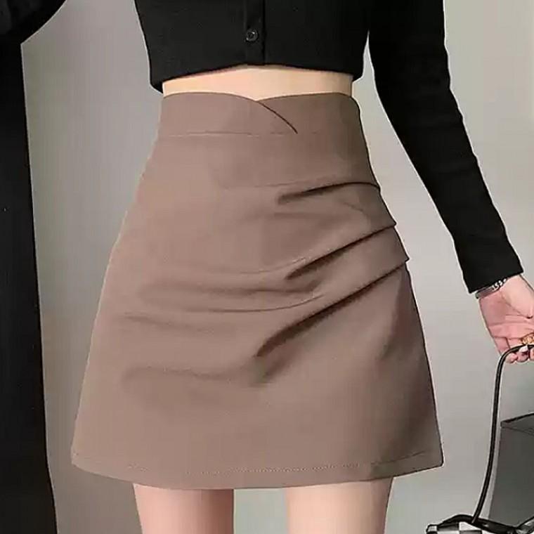 치마 셔링 하이웨스트 미니 데일리 여자 스커트 유행