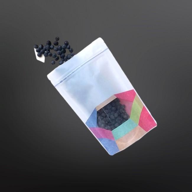 전통디자인 색동 지퍼스탠드봉투 18X26cm 밑9cm 100매