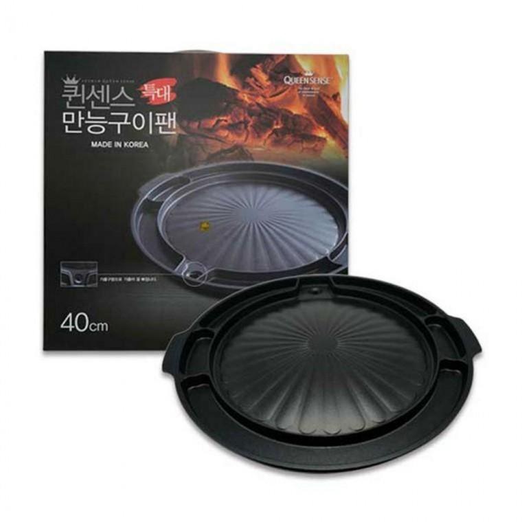 만능 원형 구이팬 40cm 특대 불판 삼겹살