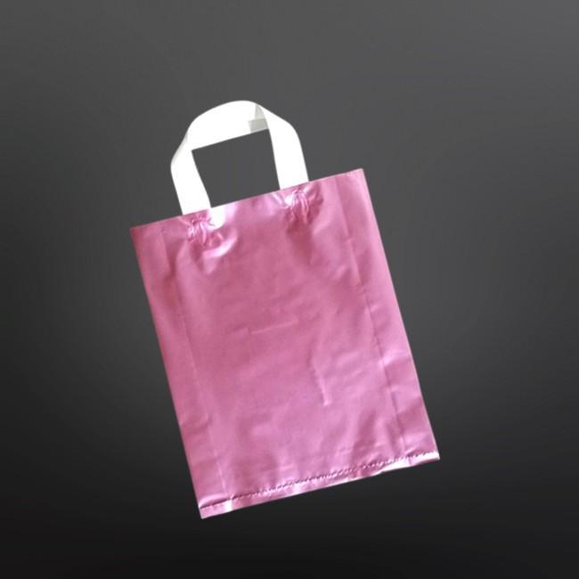 질긴 PE 손잡이 선물 봉투 펄보라 26X32cm 옆6cm 50매