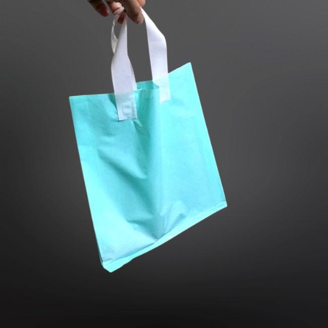 질긴 PE 손잡이 선물 봉투 민트 30X38cm 옆8cm 50매