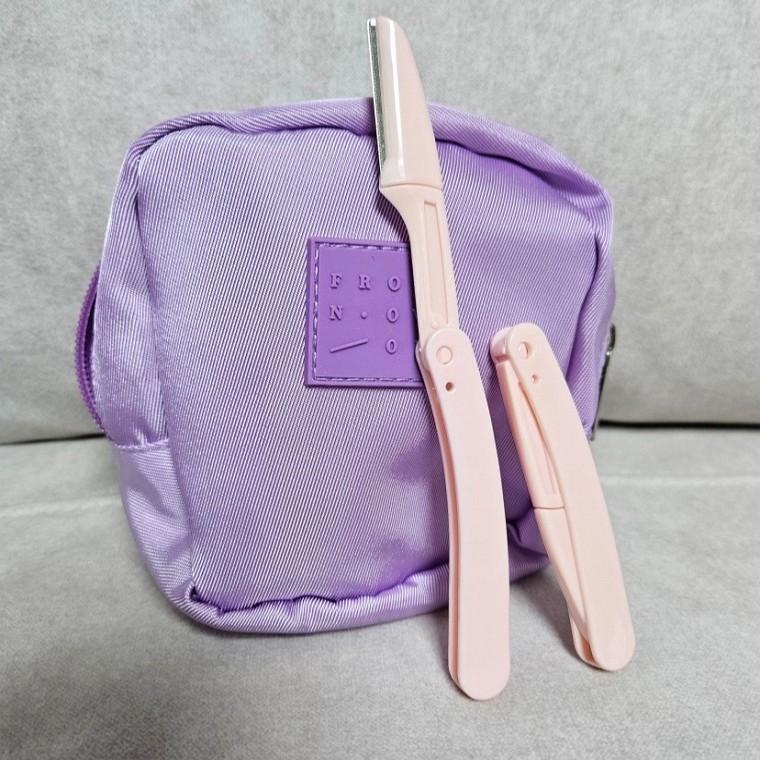 휴대용 간편 접이식 눈썹칼