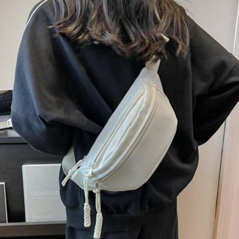 바디 남녀 공용힙색 슬링백 캐주얼 학생용힙색 크로스