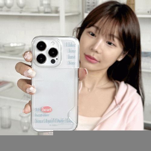 시미 트라이코지 저스트 카드투명하드케이스
