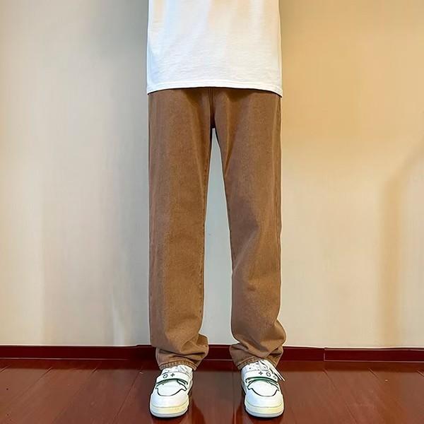 남성 데일리 면 스트릿 일자 데님 팬츠 IS-DNP09