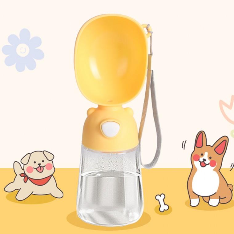 애견 물통 강아지 산책 반려동물 외출 스트랩 급수 물병