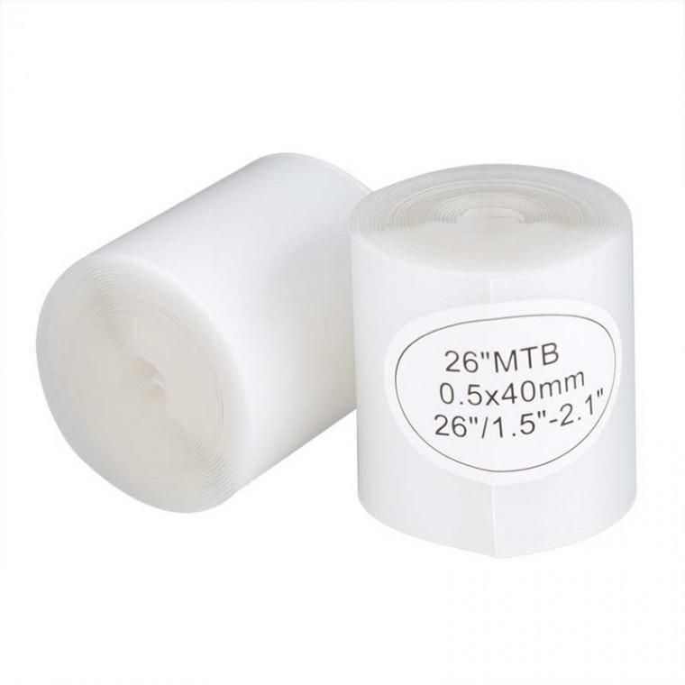 SelM 자전거 펑크 방지 26인치 2팩 타이어 패드 테이프 림테이프 라이너 튜브 노펑크 패치 필름
