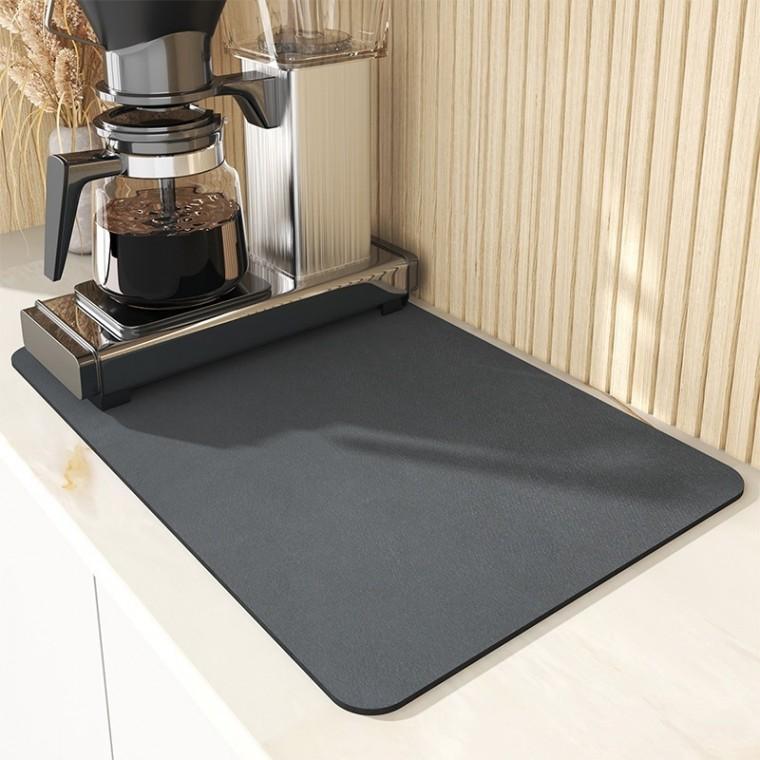 SelM 30x40cm 주방 건조 매트 드라잉 패드 식기 건조 물빠짐 싱크대 물받이 물빠짐