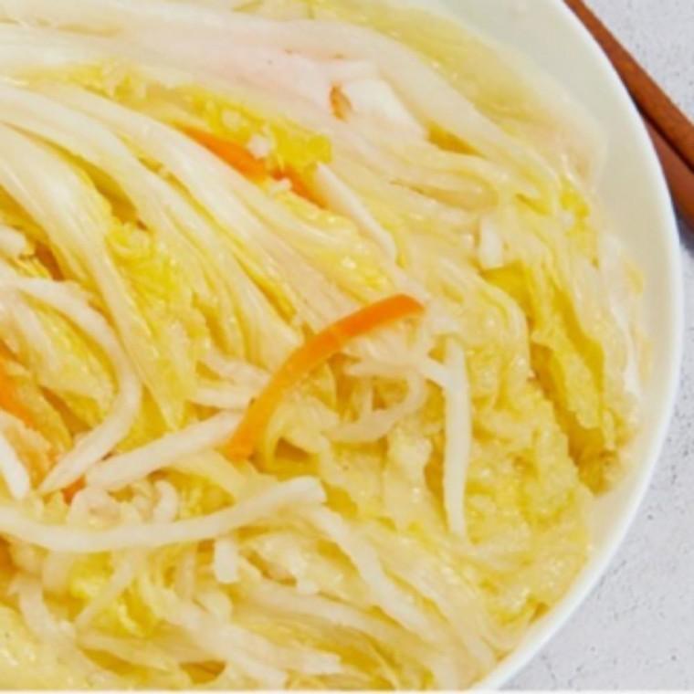 저염 수제 국산 맛있는 백김치 5kg 배추 포기 김치