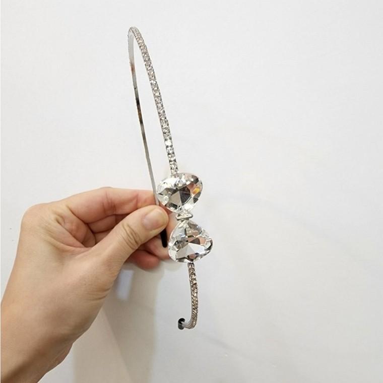 큐빅 보석 머리띠 헤어밴드 패션