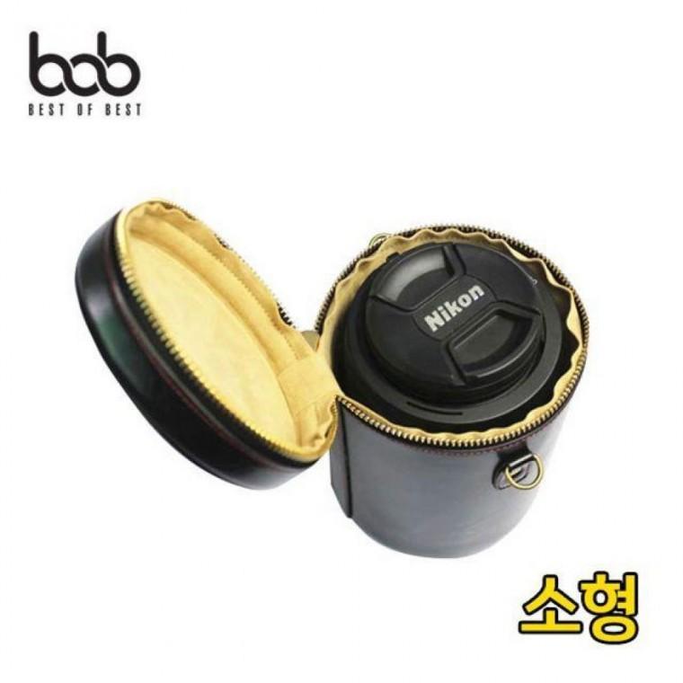 가죽 DSLR 카메라 렌즈통 휴대 보관 케이스 소형