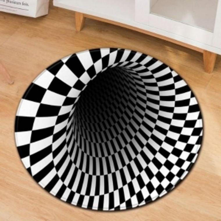 트랩존3D입체착시매트(100cm)카펫트