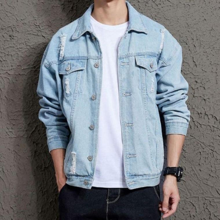 남자자켓 데님자켓 빈티지 워싱 청자켓 캐주얼 데일리