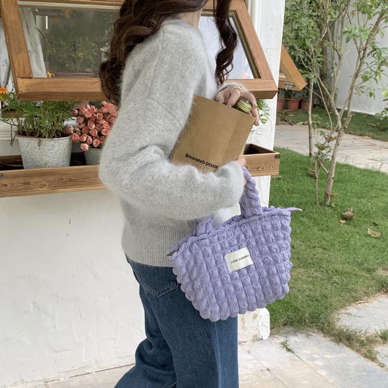 러브 소자카 미니 버블 가방 구름가방 핸드백 주름가방 토드백 에코백 데일리