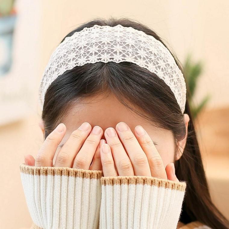 레이스 헤어밴드 머리띠