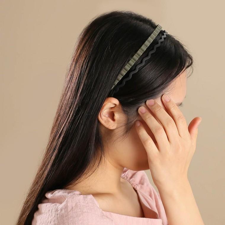 안아픈 헤어밴드 무광 2p 머리띠