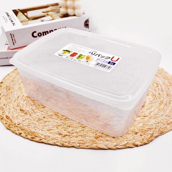 일본 나카야 반투명 밀폐통 U (3L) G