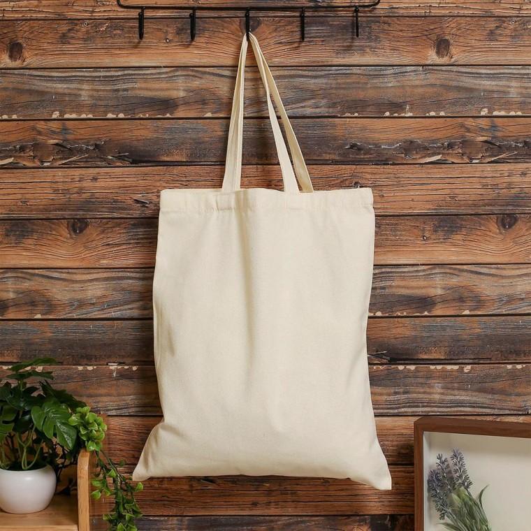 2p세트 봄가방 베이지 37x45cm 무지 에코백