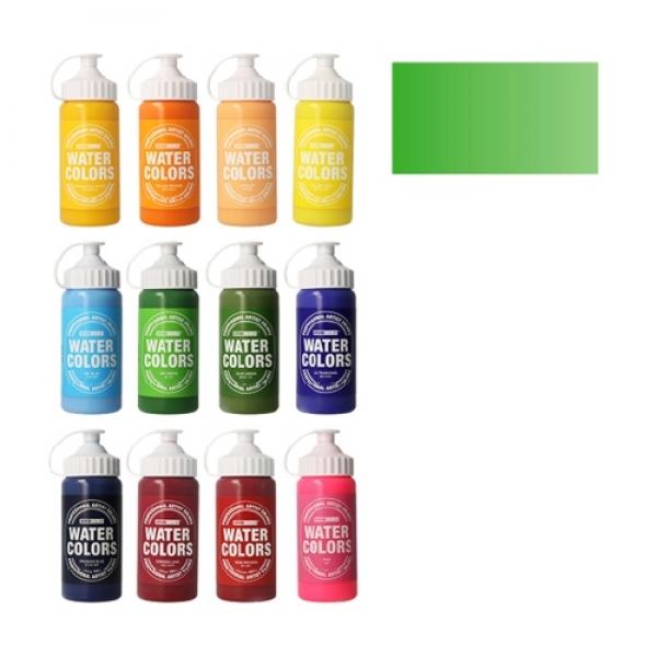 종이나라 비비드 수채화물감 220ml 샙그린