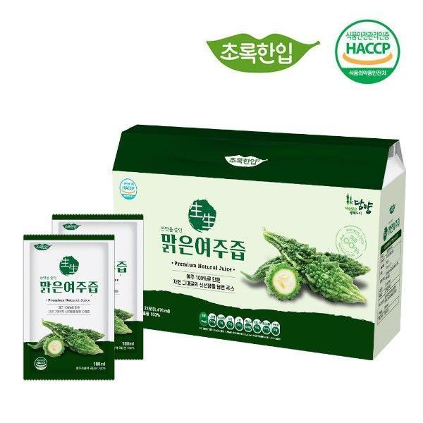EA 21포 여주즙 100ml 맑은
