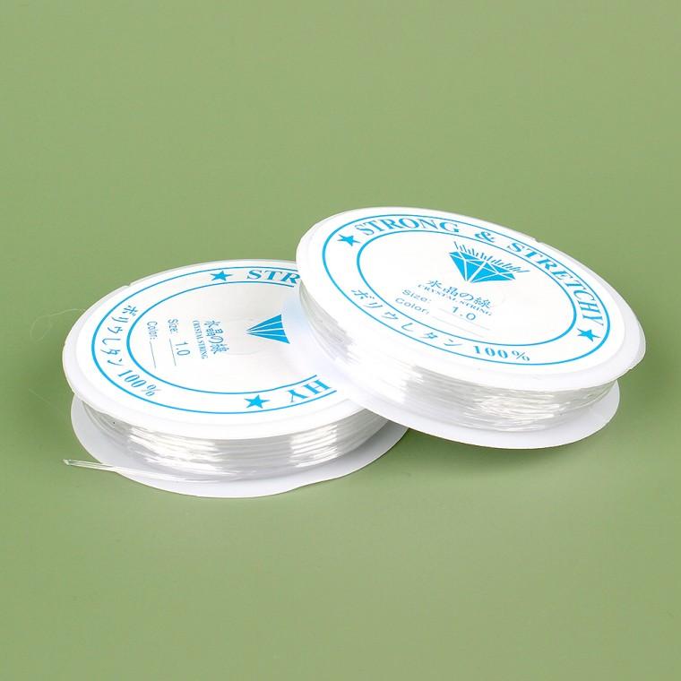 비즈공예부자재 우레탄줄 크리스탈텍 1.0mm 4M 비즈팔찌만들기 우레탄줄1.0MM
