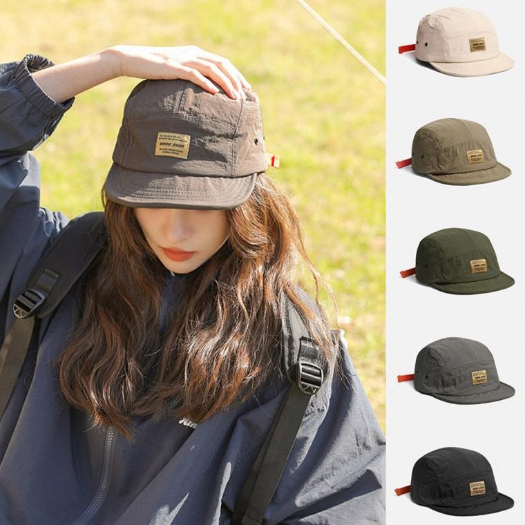 레터링 와팬 포인트 야외 외출 캠핑 나들이 모자