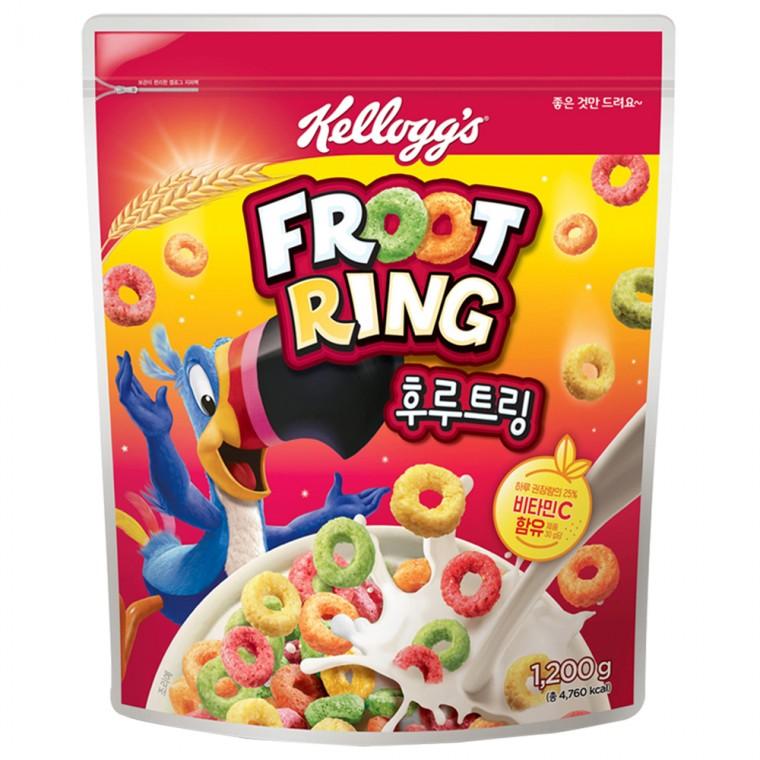 농심켈로그 후르트링1200g 곡물 대용량 농심 과일 씨리얼 시리얼