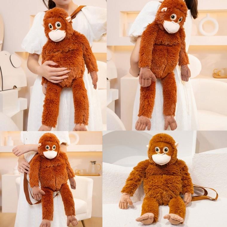 60cm 우탄이 백팩 동물 오랑이인형 오랑우탄 원숭이 배낭가방 여행가방 소품 어린이날선물 크리스마스선물