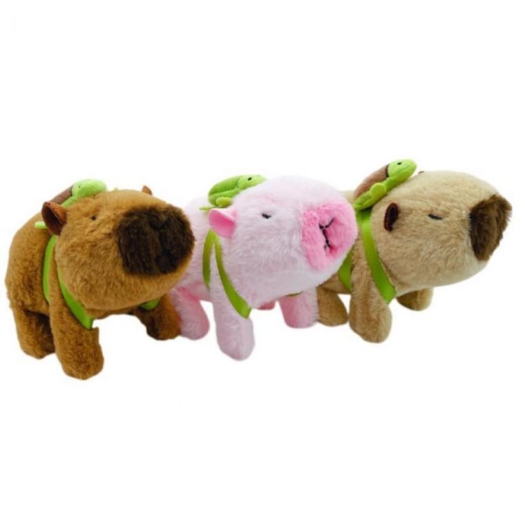 킁킁 아기 카피바라 움직이는 작동인형 (낱개) 랜덤발송