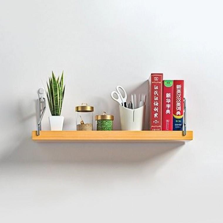공간데코 벽선반 (40x19.5cm)(내추럴우드) 무타공선반