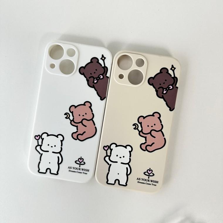소원 이뤄주는 곰 아이폰16케이스 실리콘 젤리 갤럭시 S22 S23 24 25 노트20 울트라
