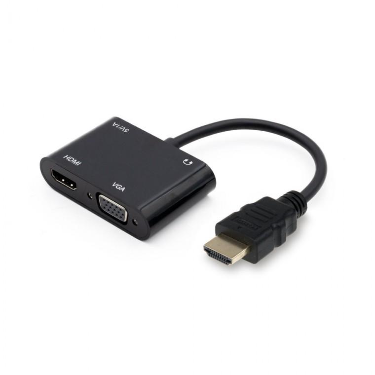 HDMI to HDMI VGA 컨버터 / 변환케이블 / 영상변환