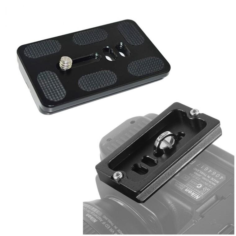 카메라 퀵슈 플레이트 70mm 브라켓 마운트 삼각대 PU70
