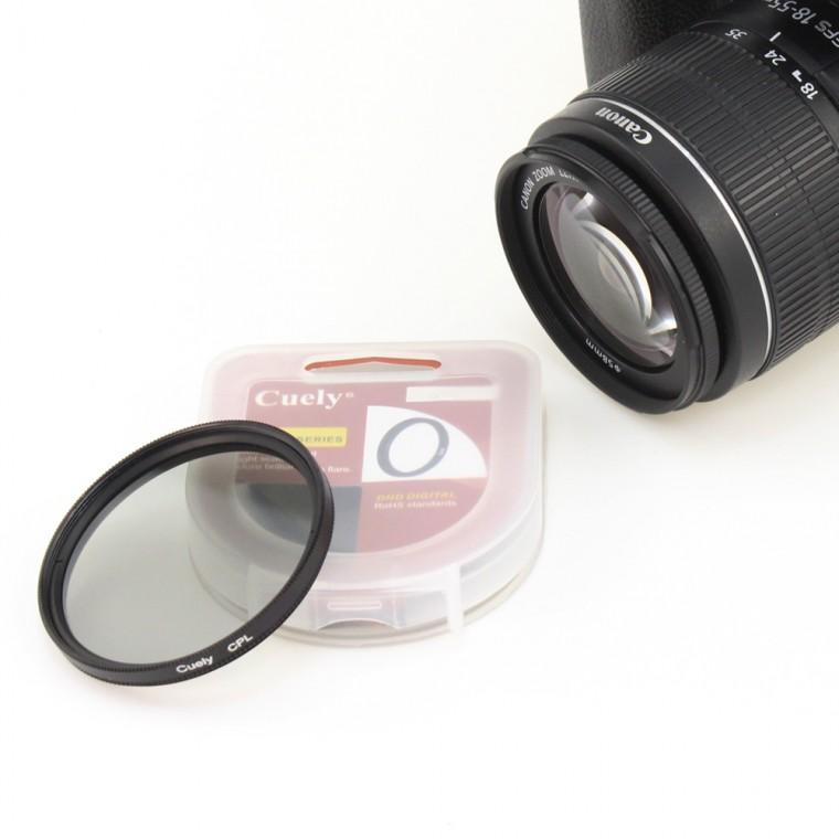 카메라 CPL 편광 렌즈 필터 40.5mm 소니알파 펜탁스 호환