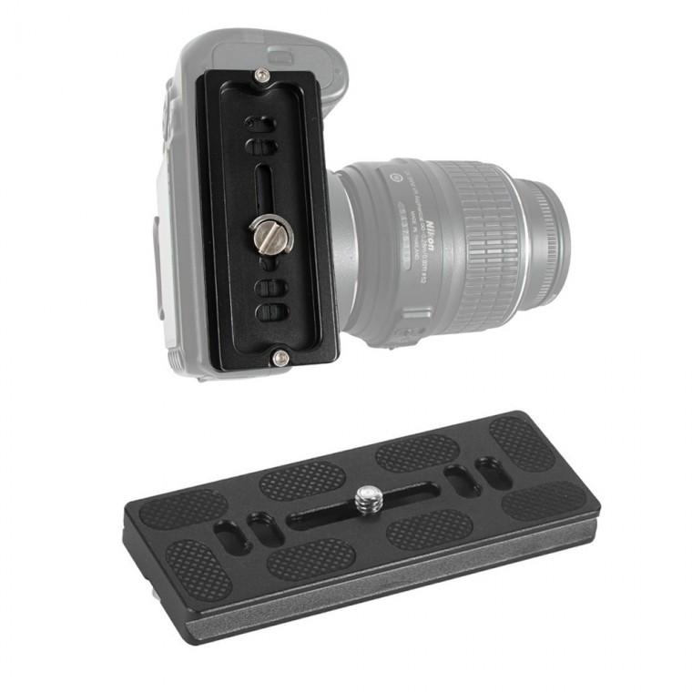 카메라 퀵슈 플레이트 100mm 마운트 삼각대 헤드 PU100
