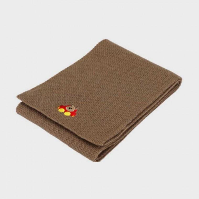 애니멀 자수 울 머플러 겨울 따듯한 목도리 - 동구