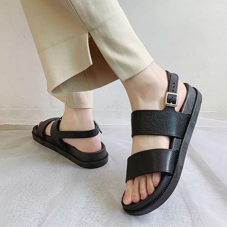 샌들 여성 여름 베이직 여자 데일리 스트랩