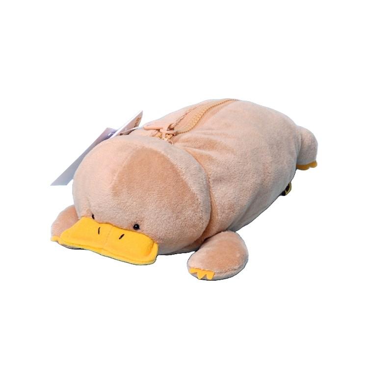 귀여운 동물 너구리 인형 오리 필통 파우치