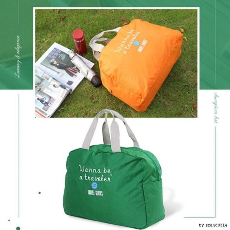폴딩백 여행파 여행가방 캐리어결합백 워너비