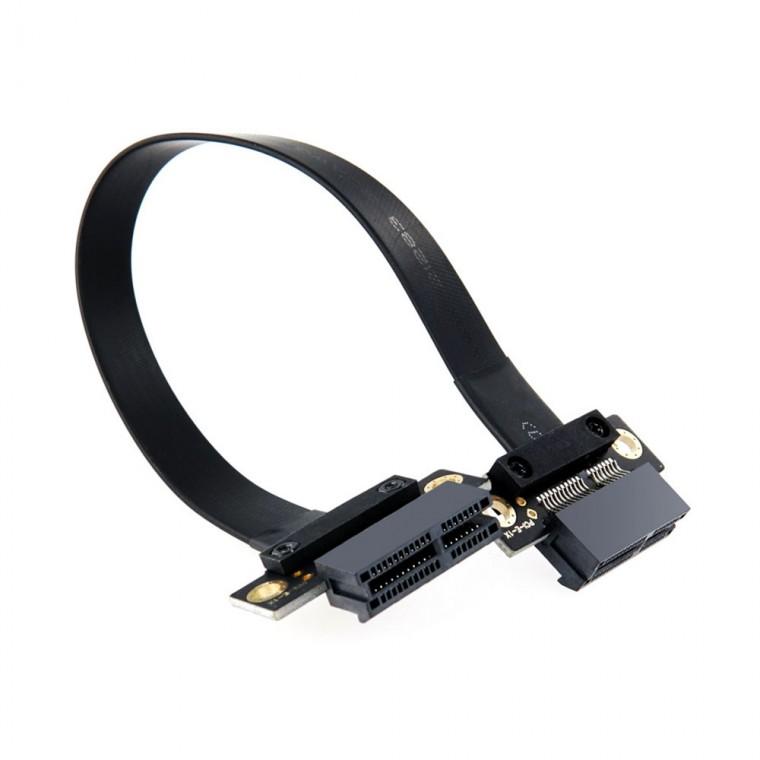 PCI-E 연장 케이블 1x FF 20cm 젠더 PC 컴퓨터 아답터