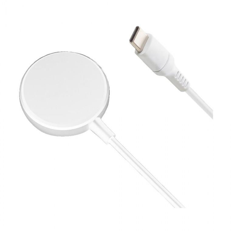 C타입 워치 무선 충전기 1M 화이트 5V 1A LED 무선 케이블