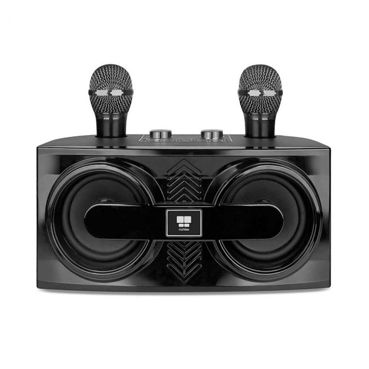 무선 앰프 스피커 듀얼 마이크 40W 노래방 블루투스 MP3 레크리에이션 강의