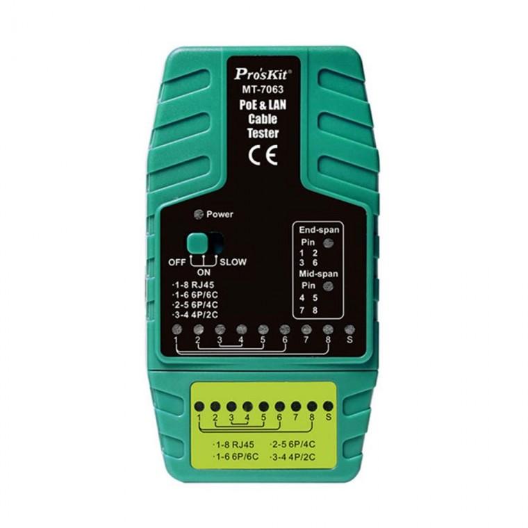 PoE 랜케이블 테스터기 케이블 네트워크 통화 검수 RJ11 RJ12 RJ45 호환 가능