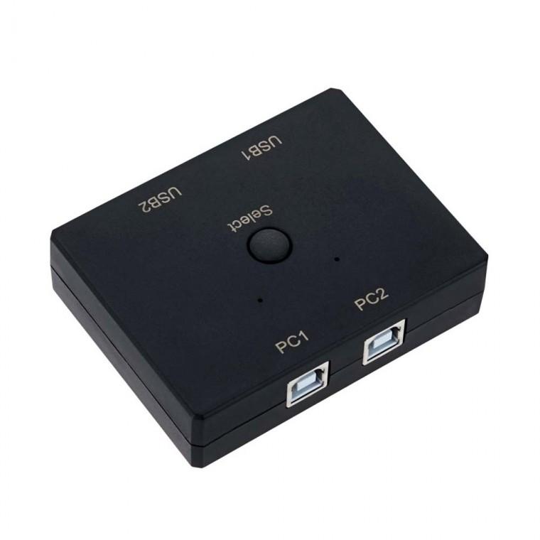USB 2.0 2대2 선택기 키보드 마우스 프린터 스캐너 저장장치 메모리