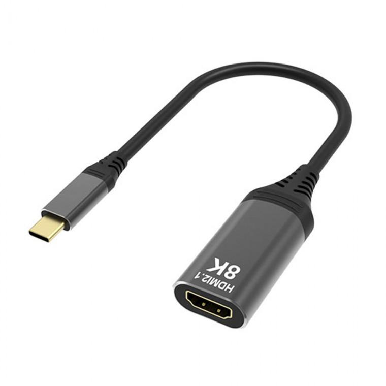 8K 4K USB 3.1 C타입 to HDMI 컨버터 변환 케이블 15cm 노트북 TV 모니터 프로젝터